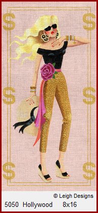 HOLLYWOOD GOLDDIGGERS STITCH GUIDE by SANDRA ARTHUR - copy-