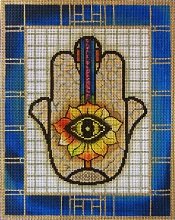 LANI405B EYE HAMSA BLUE by Lani