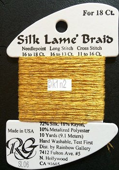 06 GOLD  SILK LAME BRAID