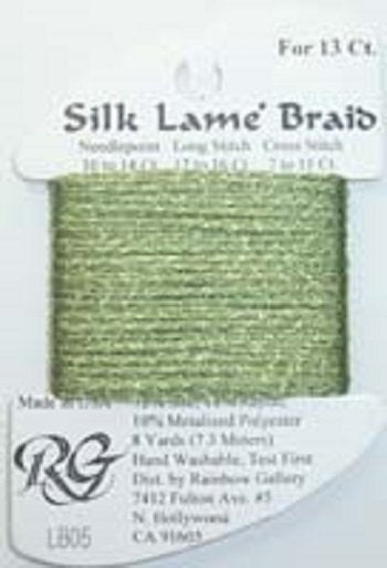 05 AVOCADO SILK LAME BRAID