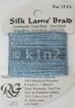 13 SKY BLUE SILK LAME BRAID