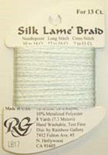 17 LITE SURF BLUE SILK LAME BRAID