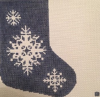 LEE BX31-SNOWFLAKES MINI SOCK by Lee's Needlearts