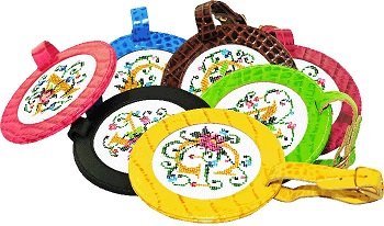 LEEBag21 ID LUGGAGE TAGS Self Finishing Holder by Lee's Needlearts Pick a Color