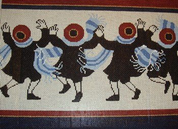 LEEJ125-CHASSIDIC DANCERS by Lee's Needlearts