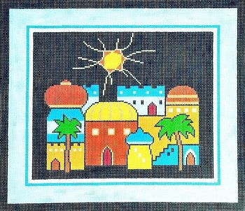 LEEJ197T-BRIGHT CITY TALLIS BAG by Lee's Needlearts