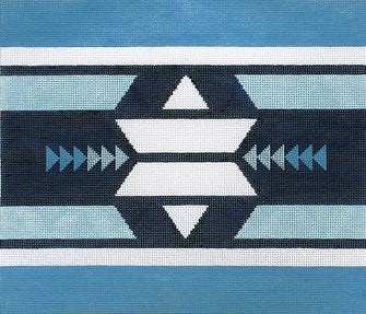 LEEJ221T-BLUE with STRIPES and CENTER STAR TALLIS by Lee's Needlearts