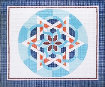 LEEJ225T-MULTI STAR with BORDER TALLIS by Lee's Needlearts