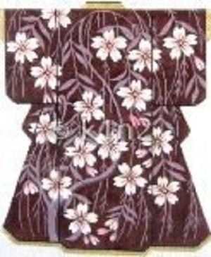 LEESPM307- KIMONO PLUM by Lee's Needlearts