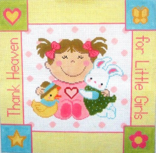 LEEWH1222Ch-THANK HEAVEN FOR LITTLE GIRLS by Lee's Needlearts