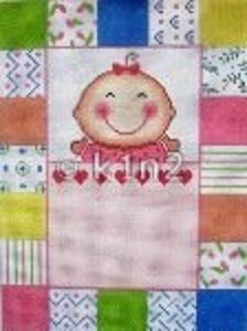 LEEWH1227Ch-IT'S A GIRL by Lee's Needlearts