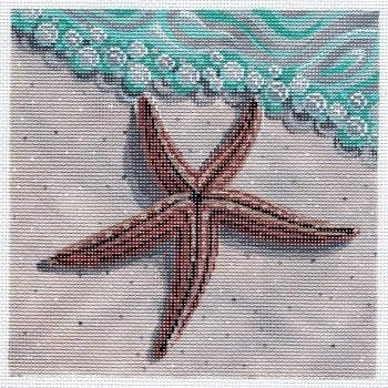 LL319 STARFISH ON THE BEACH by Labors of Love
