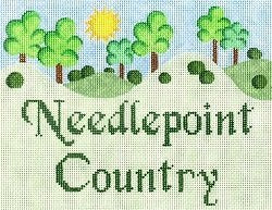 LW9228M-NEEDLEPOINT COUNTRY by Laurel Wheeler