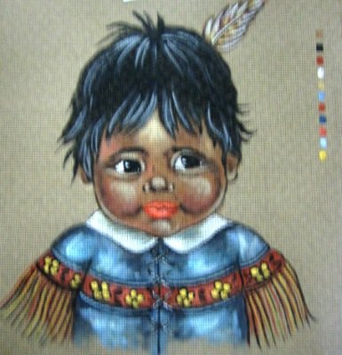 M007-Native American Child