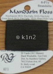 M819 Midnight Green Mandarin Floss