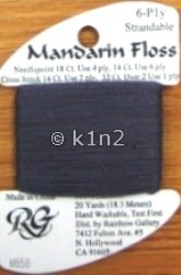 M858 Dark Confederate Gray Mandarin Floss
