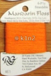 M871 Bright Orange Mandarin Floss