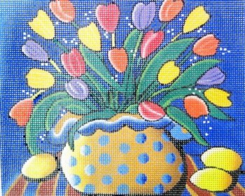 POLKA DOTS  & TULIPS by Maggie & Co. MAG1372