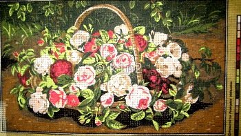 MAR1035020 Panier de Roses by Margot