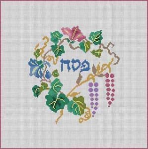 TRGBD113 MATZOH COVER GRAPES by Treglown Designs
