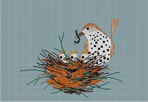 MCCH-C304 CHORUS LINE by Charley Harper