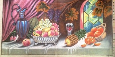 MHPXL-Hand Painted Extra Large Vintage without Border