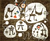 MN0129-MIRO WOMEN LISTENING TO MUSIC by Magic Needle