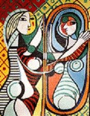 MN0343-PICASSO GIRL BEFORE MIRROR by Magic Needle