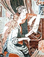 MN0454-RENOIR GIRLS AT PIANO by Magic Needle