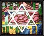 MN0489ta-STAINED GLASS STAR TALLIS BAG by Magic Needle