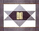 MN0546ta-TEN COMMANDMENTS STAR TALLIS BAG by Magic Needle