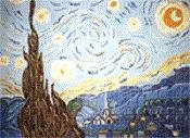 MN0707-VAN GOGH STARRY NIGHT by Magic Needle