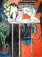 MN0931-PICASSO GIRL READING AT TABLE by Magic Needle