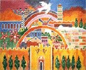 MN0945ta-JERUSALEM LIONS GATE TALLIS BAG by Magic Needle