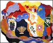 MN0951ta-SYMBOL PATCHWORK TALLIS BAG by Magic Needle
