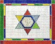 MN1025ta-MULTICOLOR STAR TALLIS BAG by Magic Needle