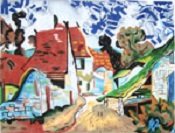 MN1033-VAN GOGH HOUSE IN AUVERS by Magic Needle