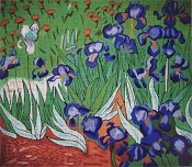 MN1074-VAN GOGH IRISES by Magic Needle