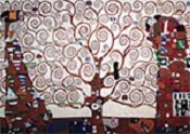MN1079-KLIMT TREE OF LIFE RUG by Magic Needle