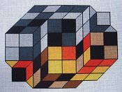 MN1090-VASARELY #4 by Magic Needle