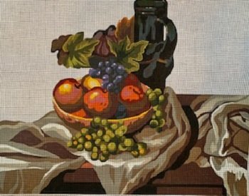 MN0653 LARGE STILL LIFE with FRUIT by MAGIC NEEDLE