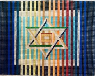 MN865T-BLUE AGAM W STAR TALLIS BAG by MAGIC NEEDLE