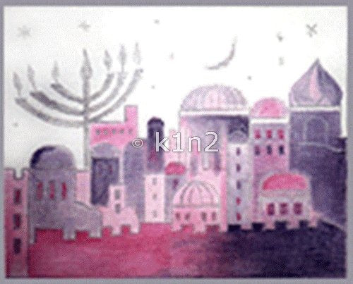 MN943T-SPIRIT OF JERUSALEM TALLIS BAG by MAGIC NEEDLE