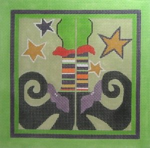 MPH222 HALLOWEEN WITCH'S FEET w stitch guide by Melissa Prince