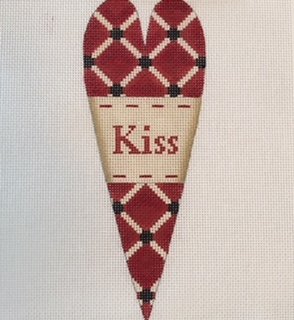 MS1901B KISS - LONG HEART by Melissa Shirley Designs