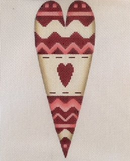 MS1901E HEART WAVE - LONG HEART by Melissa Shirley Designs