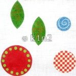CLEARANCE C-MS752A Swirly Leaves Corsage by Melissa Shirley Designs