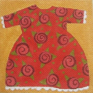 RED BABY DRESS by Melissa Shirley Designs Stitch Guide MS796bsg