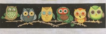 MSDM096 HALLOWEEN OWLS by Debbie Mumm for Melissa Shirley Designs