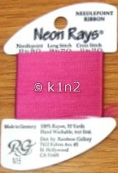 N15 Rose Pink Neon Rays by Rainbow Gallery-NR015